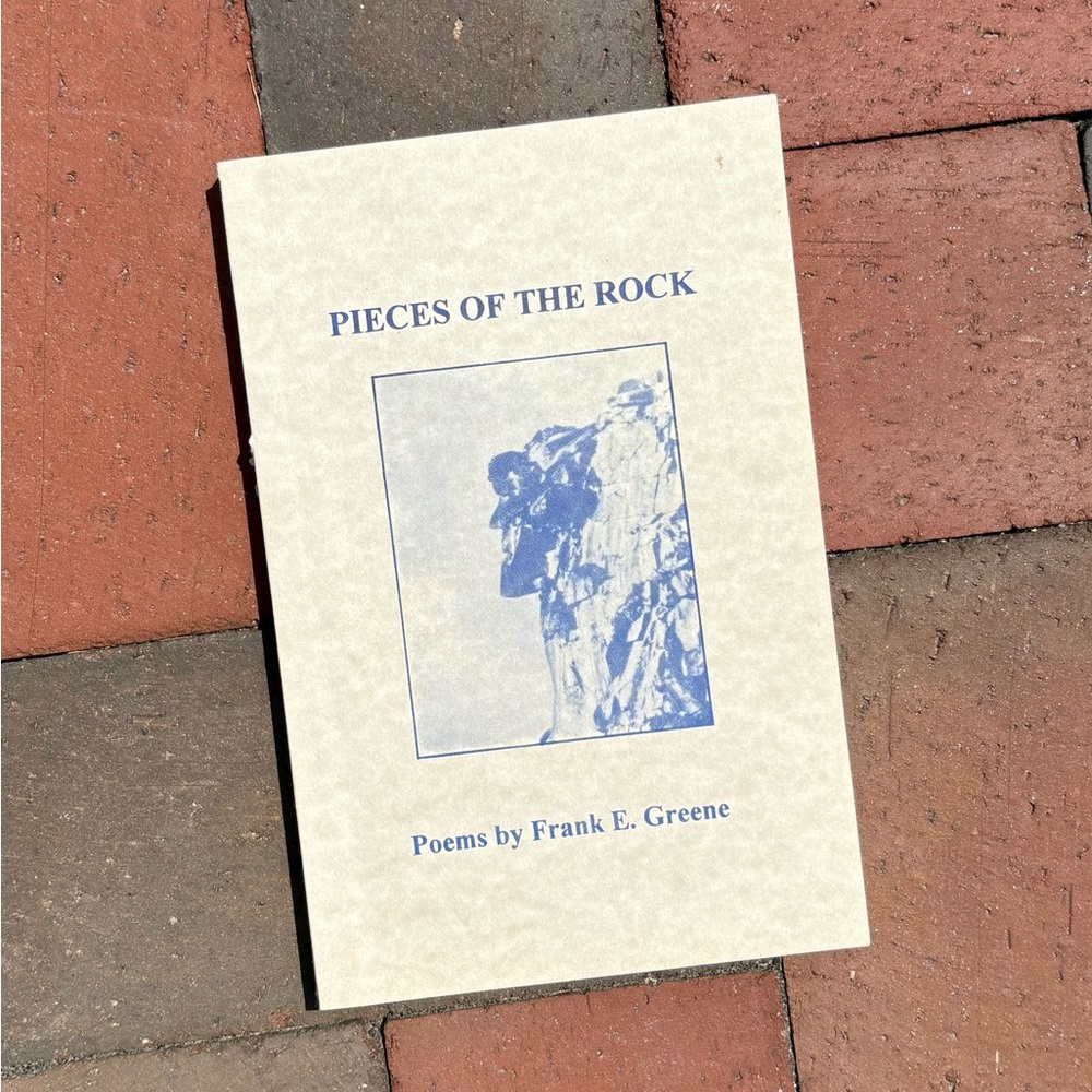 Signed NH Pieces of the Rock Poems by Frank E Greene New Hampshire Poetry